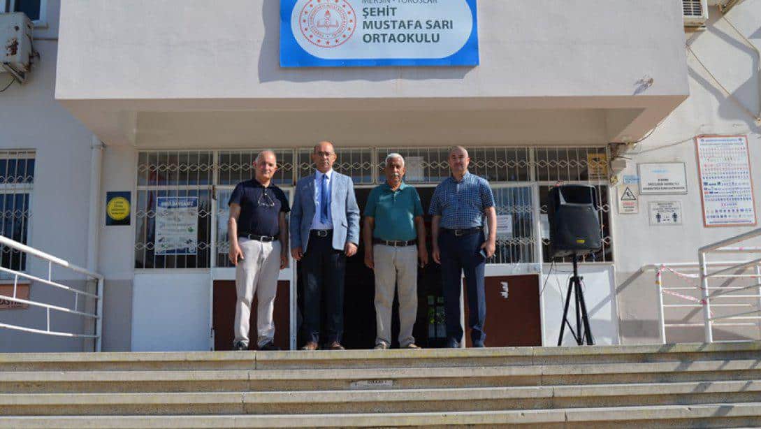 İlçe Milli Eğitim Müdürü Nazmi KENDİGELEN, Şehit Mustafa Sarı Ortaokulunu Ziyaret Etti