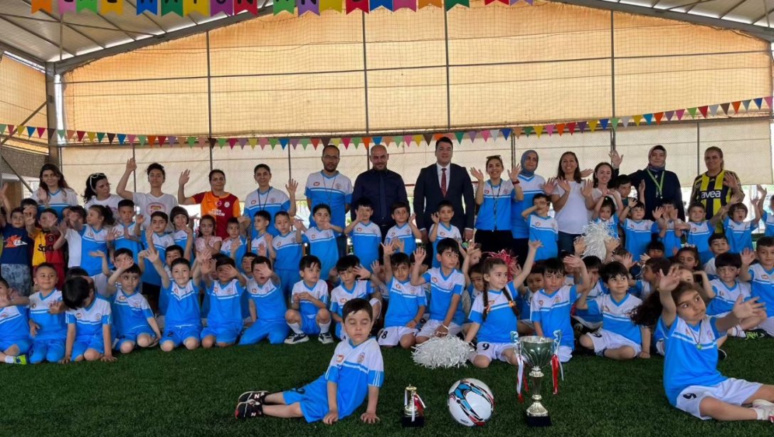 İlçe Milli Eğitim Müdürü Sayın Oğuzhan TÜLÜCÜ, Nene Hatun Anaokulu Futbol Turnuvasına Katıldı