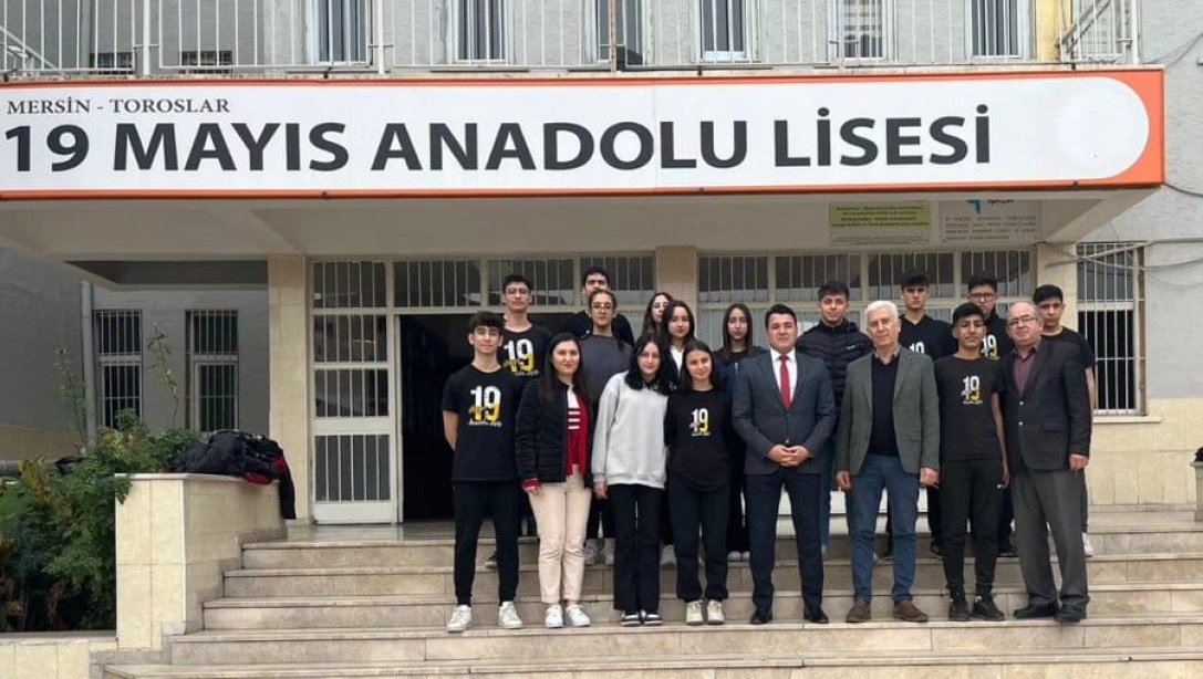 İlçe Milli Eğitim Müdürümüz Sayın Oğuzhan TÜLÜCÜ, 19 Mayıs Anadolu Lisesi'ni Ziyaret Etti