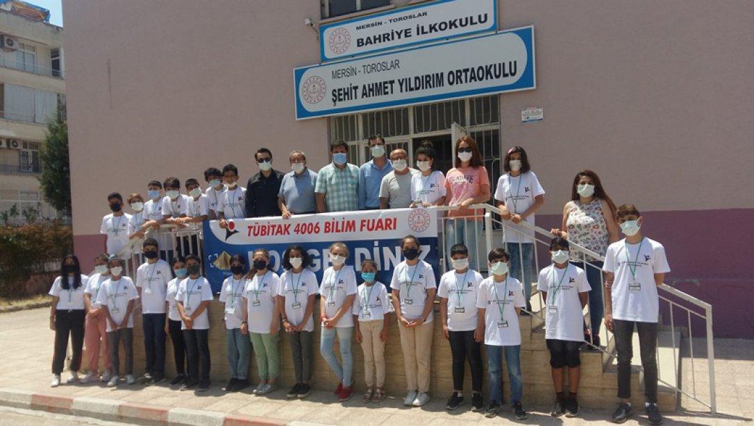Şehit Ahmet Yıldırım Ortaokulu TÜBİTAK 4006 Bilim Fuarı Açılışı Yapıldı