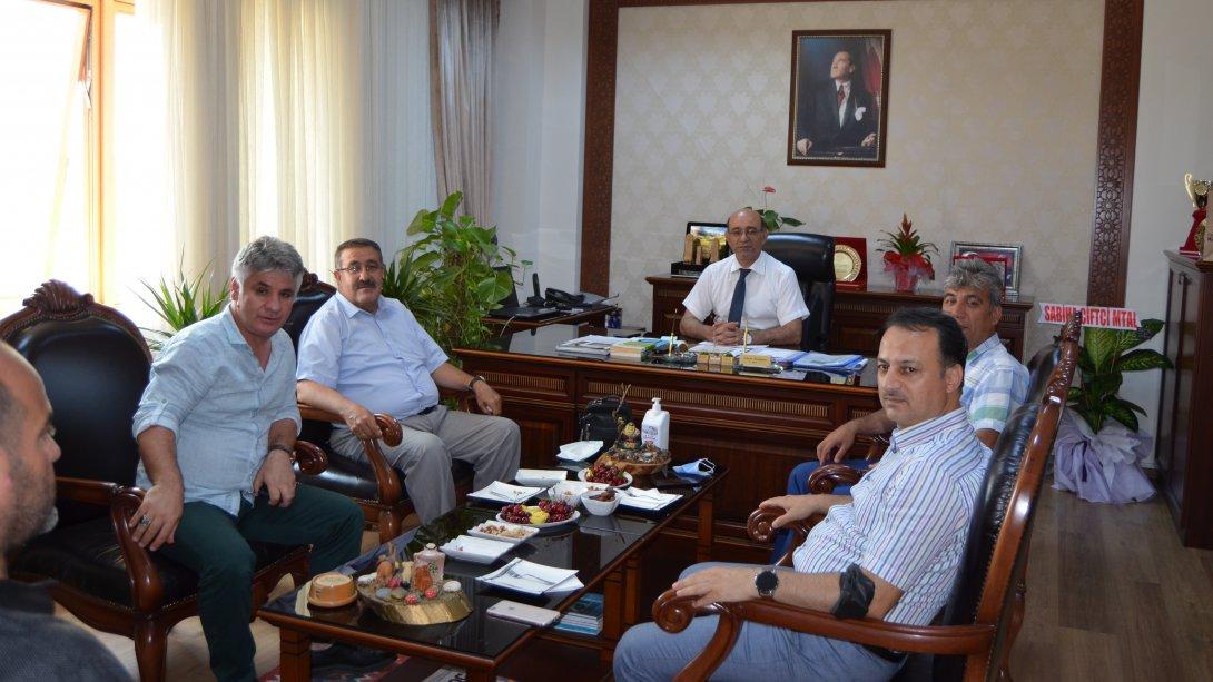 Yenişehir İlçe Milli Eğitim Müdürü Mehmet Necmettin DİNÇ Müdürlüğümüzü Ziyaret Etti