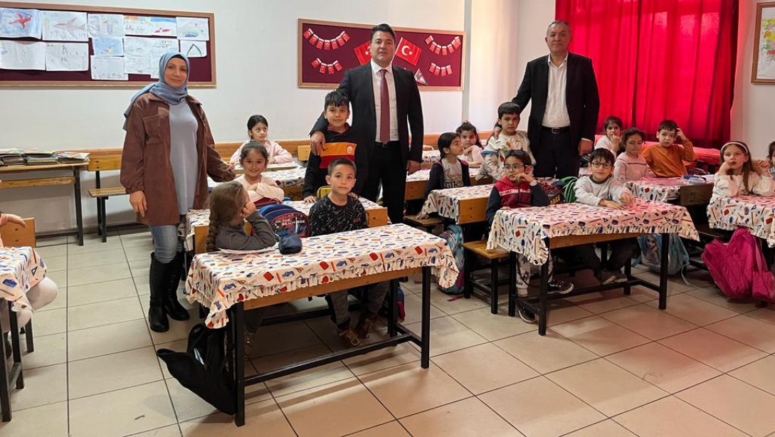 İlçe Milli Eğitim Müdürü Sayın Oğuzhan TÜLÜCÜ, 19 Mayıs İlkokulu'nu Ziyaret Etti