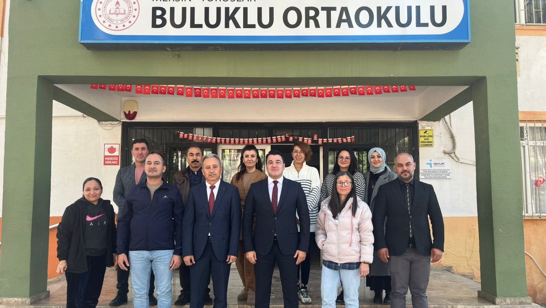 İlçe Milli Eğitim Müdürümüz Sayın Oğuzhan TÜLÜCÜ, 24 Kasım Öğretmenler Günü Haftası Kapsamında Buluklu Ortaokulu'nu Ziyaret Etti