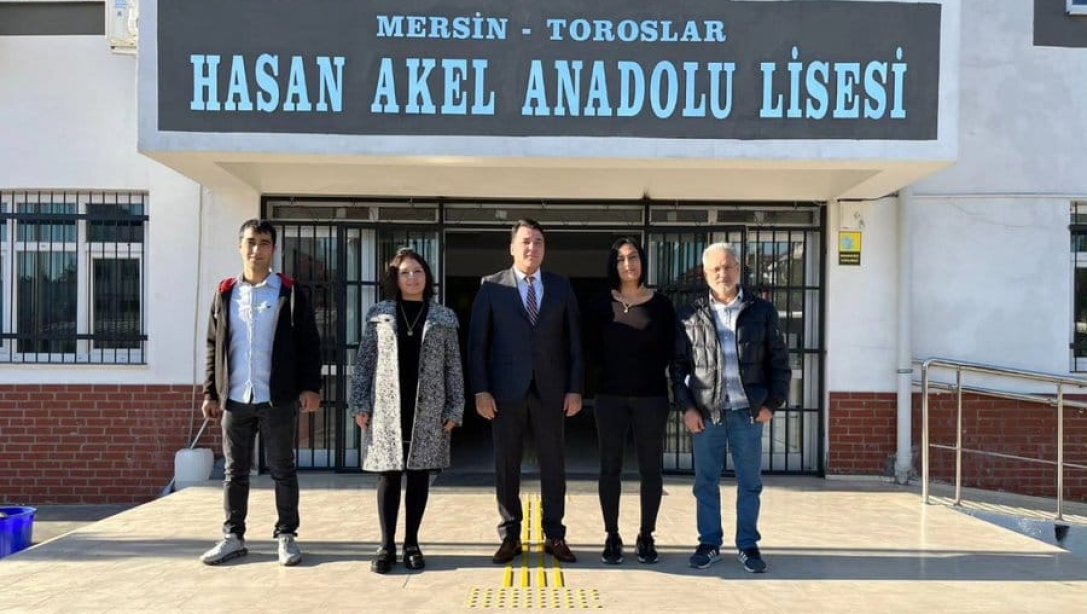 İlçe Milli Eğitim Müdürümüz Sayın Oğuzhan TÜLÜCÜ, Hasan Akel Anadolu Lisesini Ziyaret Etti