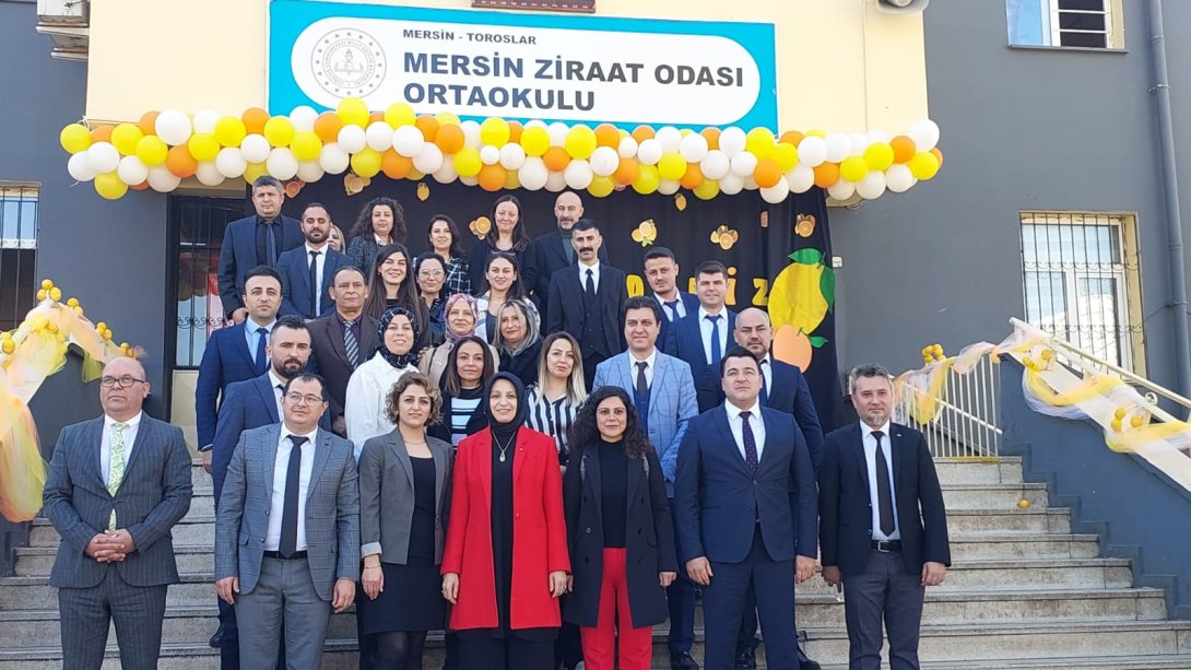 Mersin Valisi Sayın Ali Hamza PEHLİVAN ve İl Milli Eğitim Müdürü Sayın Fazilet Durmuş 