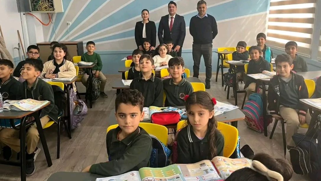 İlçe Milli Eğitim Müdürümüz Sayın Oğuzhan TÜLÜCÜ, Bahriye İlkokulu'nu Ziyaret Etti