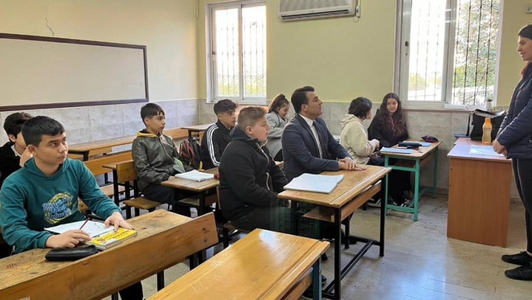 İlçe Milli Eğitim Müdürümüz Sayın Oğuzhan TÜLÜCÜ, Hüseyin Özer Merzeci Ortaokulu'nu Ziyaret Etti
