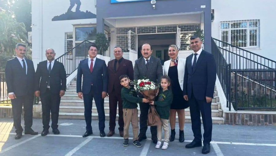 Mersin Valisi Sayın Ali Hamza PEHLİVAN, Yeni Binasına Taşınan Çavuşlu İlkokulu'nu Ziyaret Etti