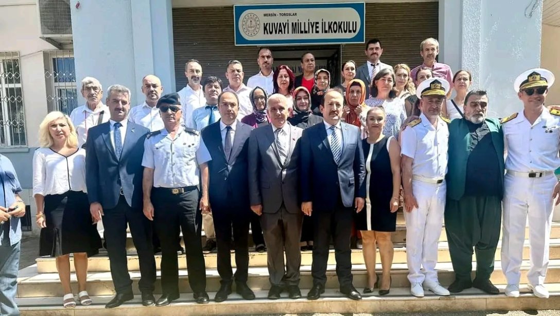 Mersin Valimiz Sayın Ali Hamza PEHLİVAN ve İl Milli Eğitim Müdürümüz Sayın Fazilet DURMUŞ, Kuvayi Milliye İlkokulu Şehit Harun Yıldırım Anasınıfı Açılış Törenine Katıldılar