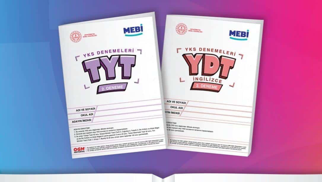 MEBİ Türkiye Geneli 2. Deneme Sınavı 2-8 Aralık Tarihlerinde Yapılacak