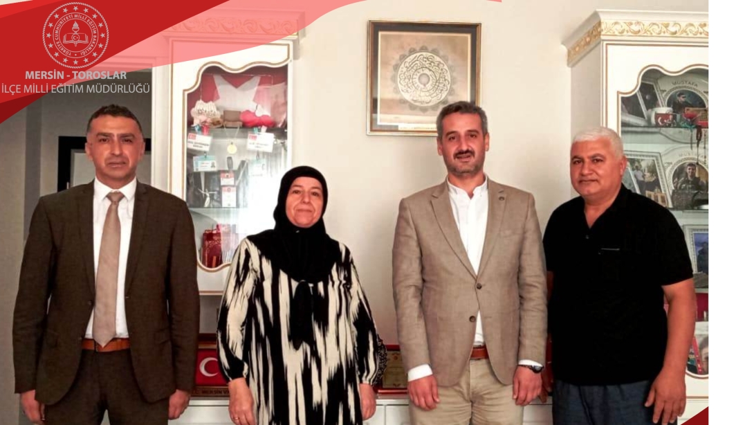 TOROSLAR  İLÇE MİLLİ EĞİTİM MÜDÜRMÜZ  KAAN AYDEMİR' DEN  ŞEHİT AİLESİNE ZİYARET